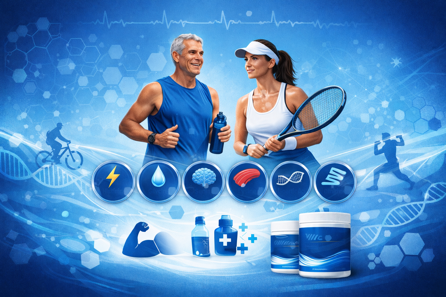 Muscle recovery drink for active adults over 40 — why recovery feels harder with age and how HDAAs support muscle, hormones and hydration